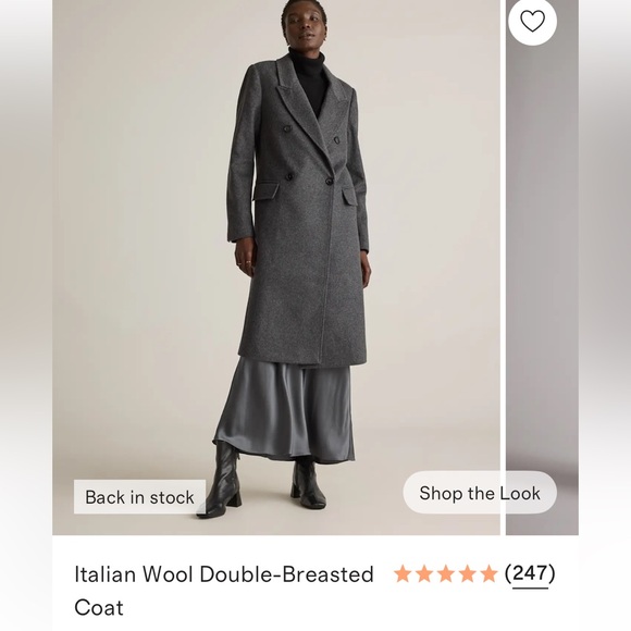 Quince Italian Wool Double-Breasted Coat camel - Picture 10 of 15